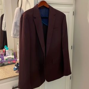 Bonobos burgundy blazer